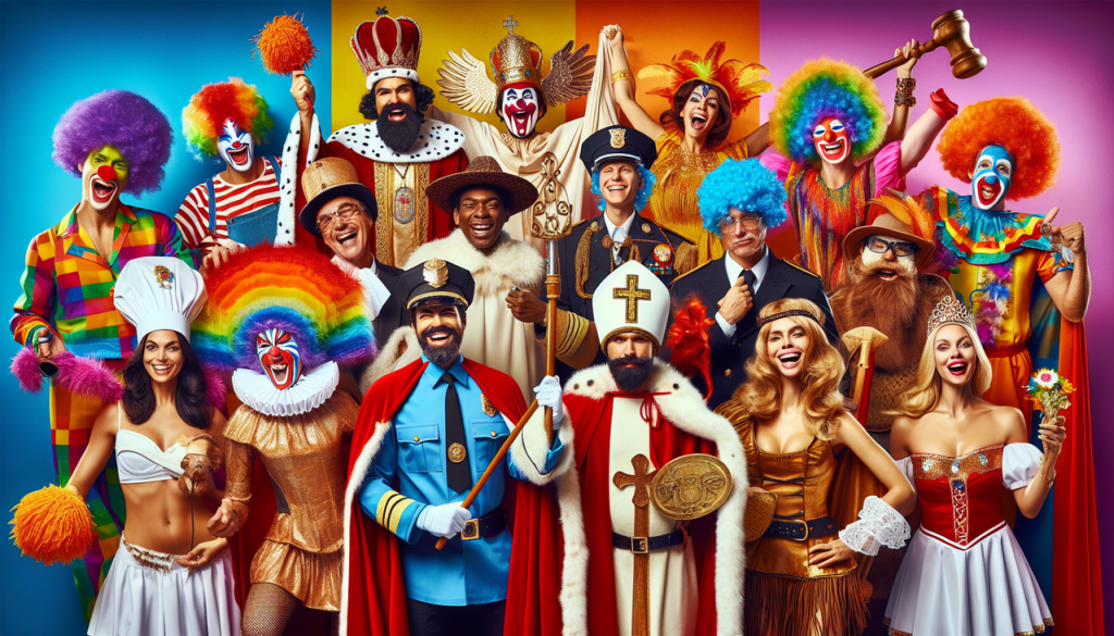 Déguisements en C : Charlemagne, Clown, Cowboy, Cheerleader, Cop, Chef, Cardinal, Caveman, Cyborg.